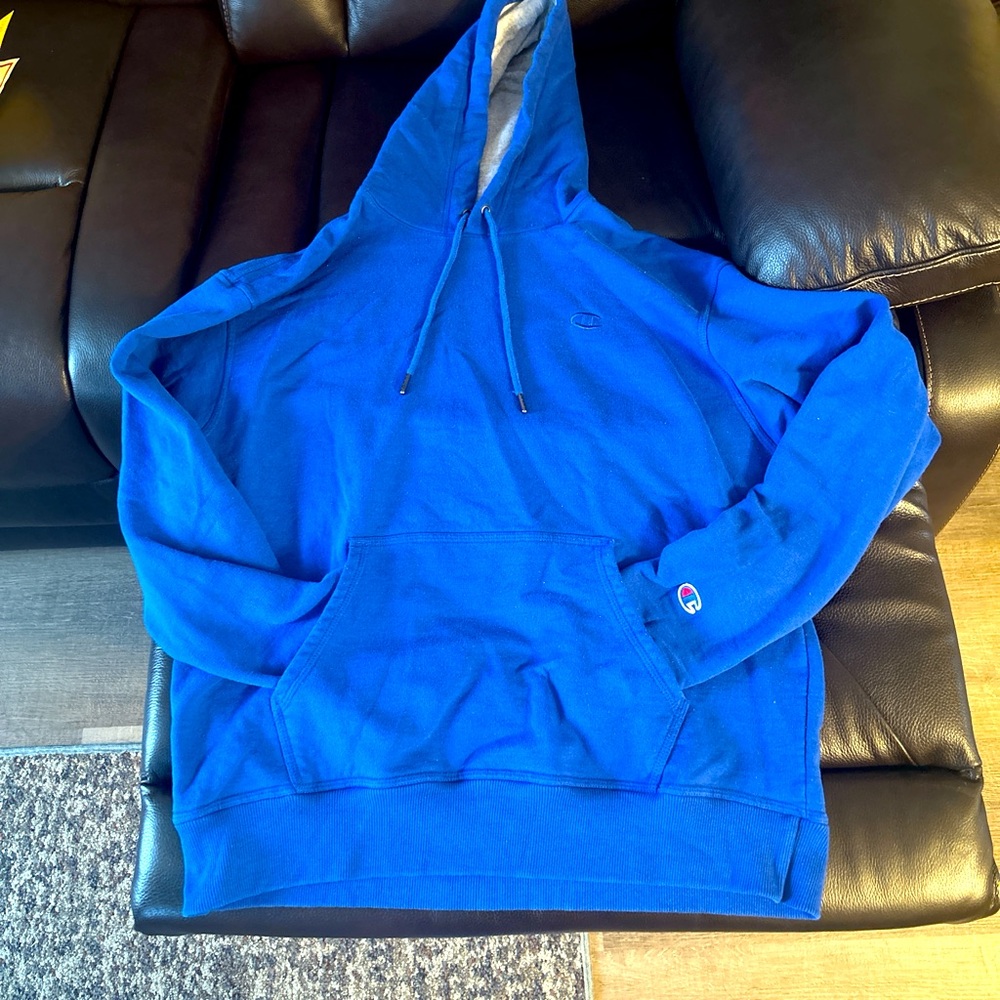 Champion Men's Royal Blue Hoodie